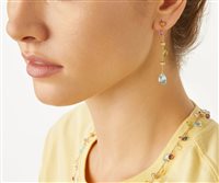 Vicenza - Piazzetta Palladio 2 - Ohrringe Marco Bicego Dame Paradise in Gelbgold Topazio OB1431-MIX01 - OB1431-MIX01